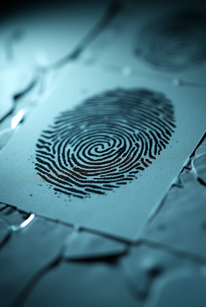 images that represent evidence of a crime (fingerprints etc.)