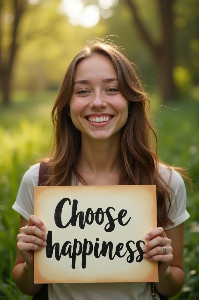 A photo that says Happiness is a choice, choose to be happy!"