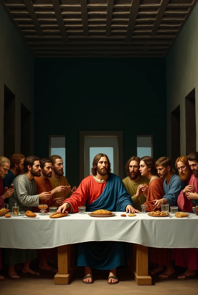 last supper jesus and disciples