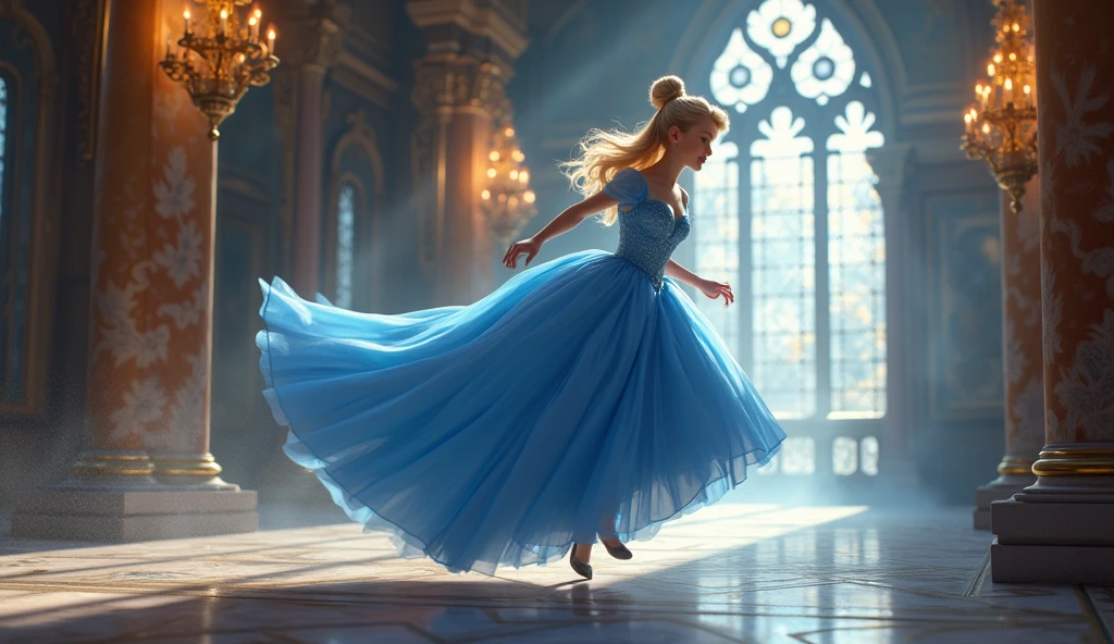 run, Cinderella Blue Party, Inside the castle