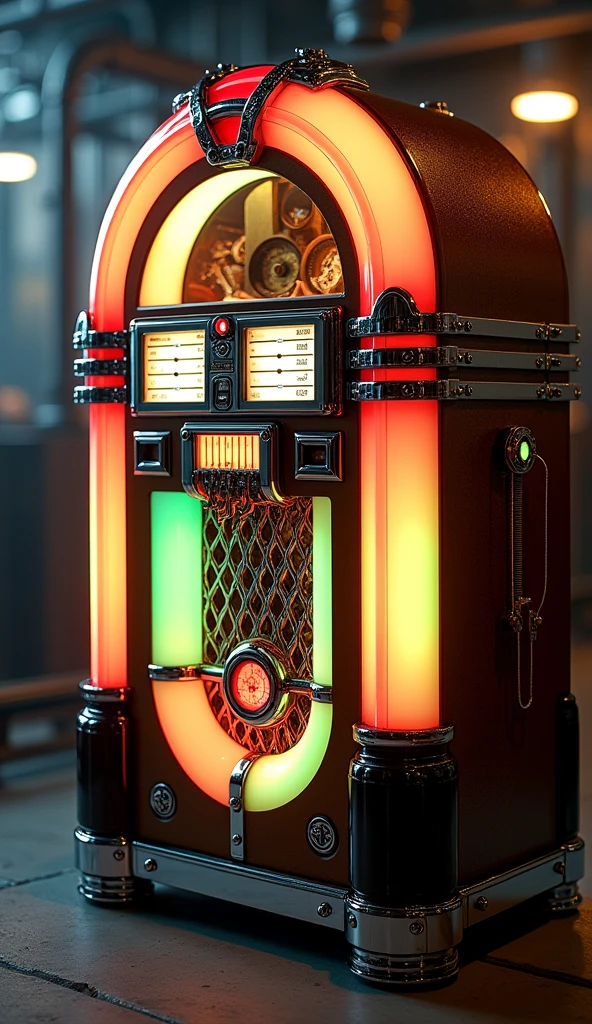 Old jukebox. cybernetics.
