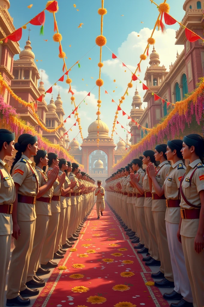 Indian NCC cadets Celebrating Different Festivals of different religion