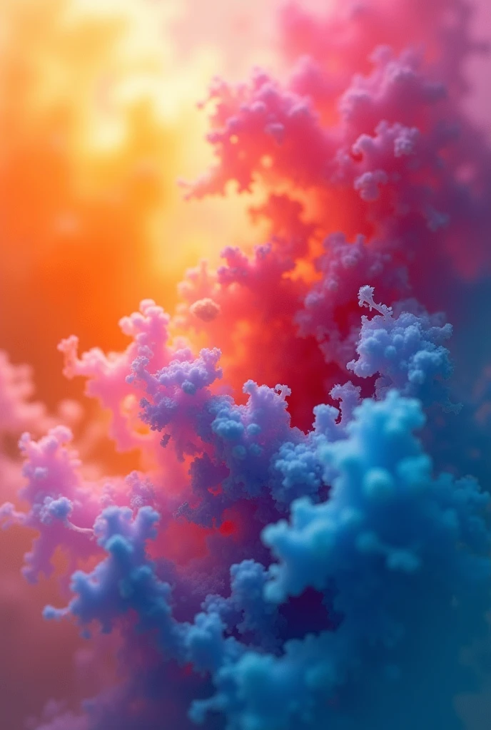 Different colour mix blur