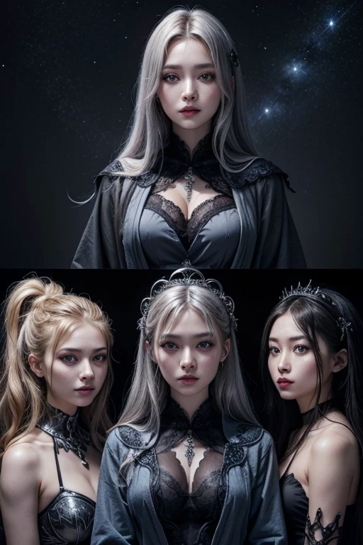 Big Tits,Big Ass,
Cassiel (Cassiel)
• Costumes: For dark grey or blue-grey robes、Embroidery that resembles the stars in the night sky。It has small black wings on its back.、Wear simple silver jewelry。
• Makeup: Use dark blue or black eyeshadow、Creates deep and attractive eyes。Lips in a deep plum color、The face has subtle silver highlights.。