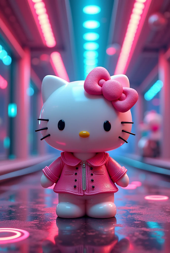 Create a 2000s style y2k hello kitty