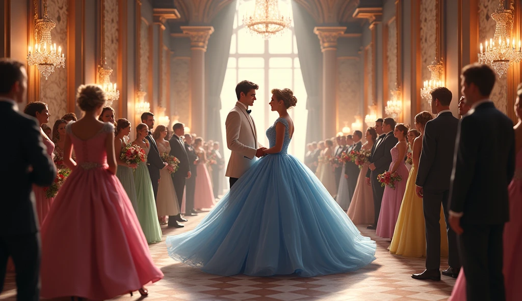 Marry a Prince, Cinderella Blue Party, Inside the castle