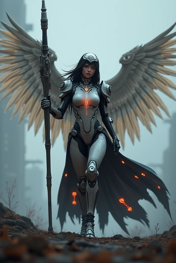 a woman in a futuristic suit with a glowing head and chest, cyberpunk art inspired by Marek Okon, cgsociety contest winner, digital art, gynoid cyborg body, girl in mecha cyber armor, cyber suit, cybersuit, in white futuristic armor, cybersuits, diverse cybersuits, gynoid body, echo from overwatch, perfect anime cyborg woman