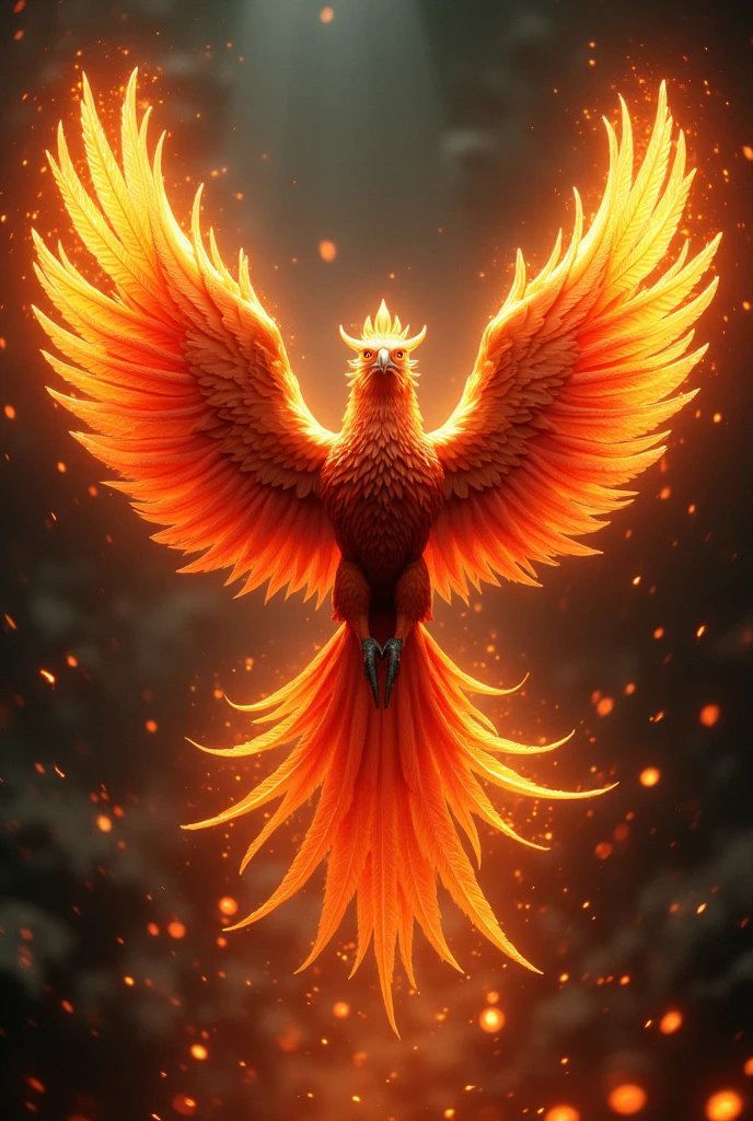 phoenix, detailed phoenix bird, fantasy phoenix, phoenix fire bird, dramatic phoenix, majestic phoenix, phoenix with wings spread, phoenix in flight, phoenix surrounded by flames, phoenix with glowing eyes, phoenix with detailed feathers, phoenix with fiery aura, dramatic phoenix against dark background, phoenix in motion, phoenix soaring, phoenix rising from ashes, highly detailed phoenix, photorealistic phoenix, 8k, best quality, masterpiece