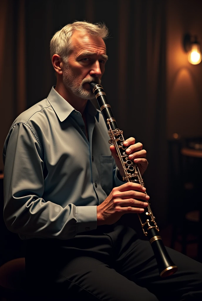 Man playing clarinet