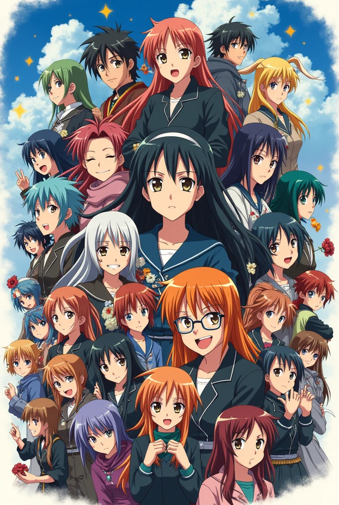 Fait moi un feuille ou il y a: les anime de 2005 2006 2007 2008