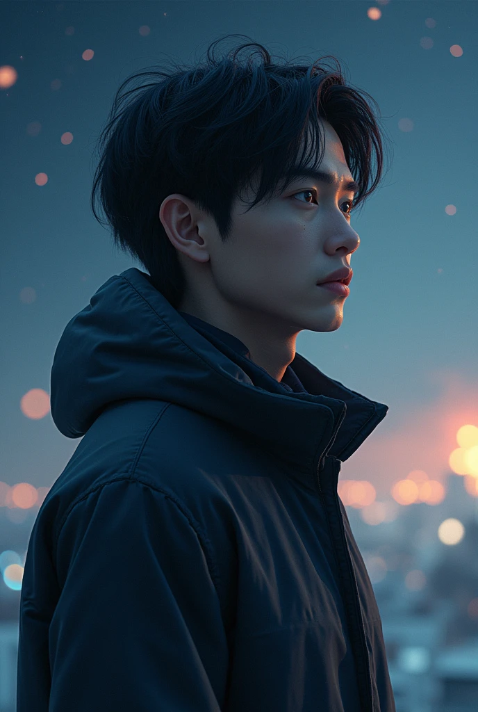 Hero (Kai Nakamura):
Age: 22
Personality: Determined, intelligent, and resourceful but tends to underestimate himself.
Background: Kai studied astrophysics in Spain and has a fascination with space and the unknown.
Goal: Protect Earth and prove his worth to himself and others.