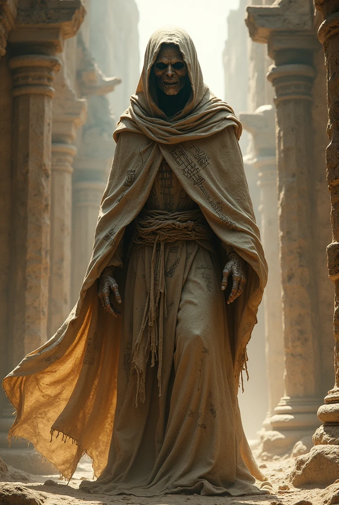 Create a mummified wizard