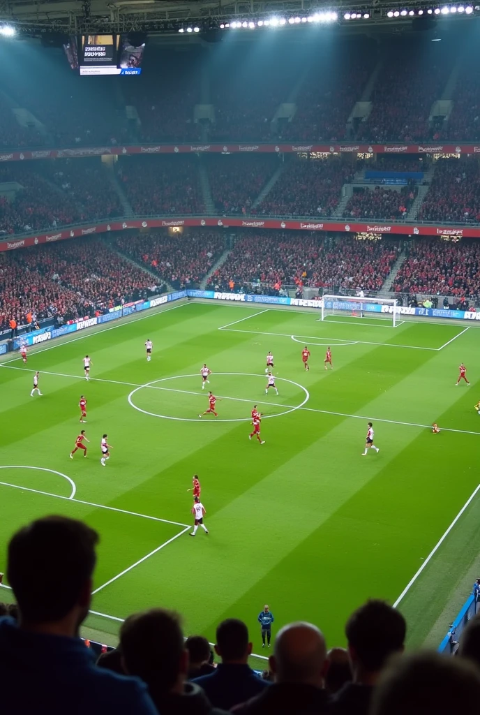 Manchester United vs Brighton and all player preying on stadium all view drone view all camera man is ready to record video burno Fernandez