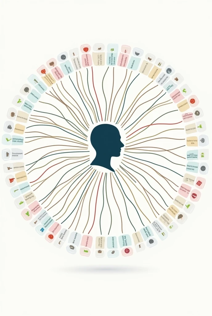 mind map showing different emotional triggers.