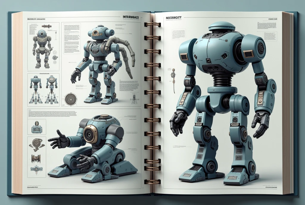 Interactive book model, Manuals and Robotics