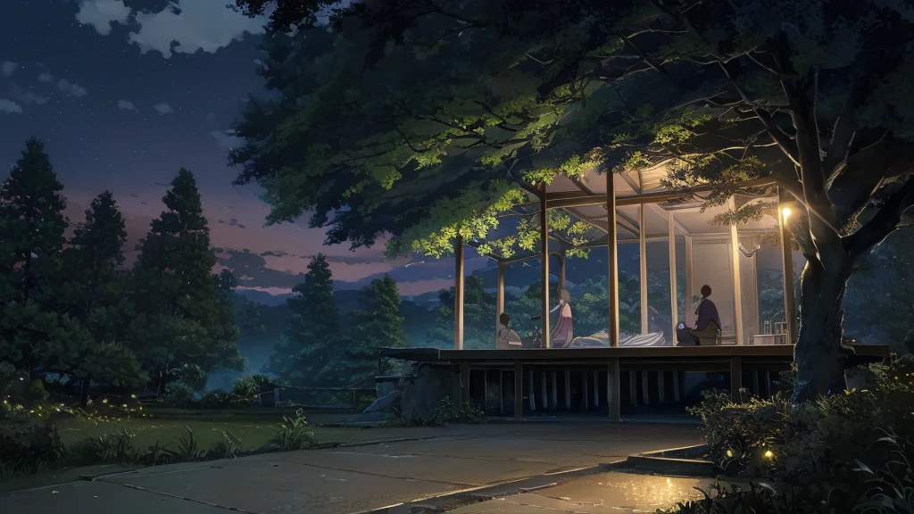 a cat sitting on a bench in a park, detailed trees, low grass, pleasant clouds, falling leaves, birds in the air, (best quality,4k,8k,highres,masterpiece:1.2),ultra-detailed,(realistic,photorealistic,photo-realistic:1.37),landscape,warm evening lighting,vibrant colors,natural scene