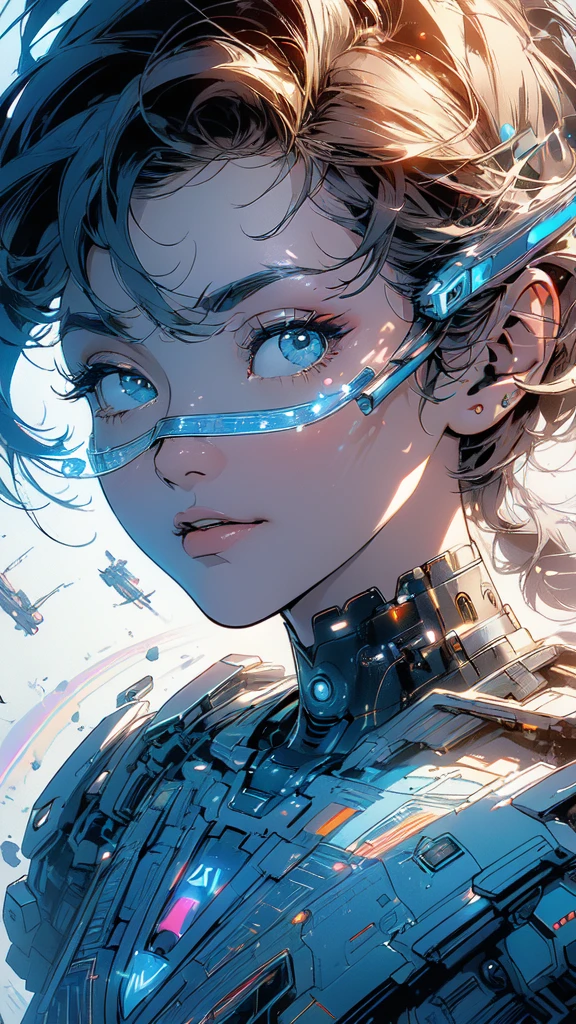 (((masterpiece, highest quality))),(((solo:1.2))),(((1girl:1.2))),32k wallpaper, very detailed, poster, vintage science fiction,(((((geometric cinematic movie poster))))), ((((bauhaus)))),(((abstract))),((((mid century modern)))),(((((portfolio))))),(((((Close-up))))),(((((bust up))))),((((more various angle)))),(((highlight))),(((complete. detailed face))),(((Extremely talented))),(((most complecated machine))),(((Overall colorfully))),((((((Absolutely simple background)))))),(((((detailed futuristic machine))))),(((Cleavage))),(((marvel super heroes))),(((rainbow color scheme))),(((Very detailed UI))),(((So many meters))),(((Perpetual Motion Machine)))