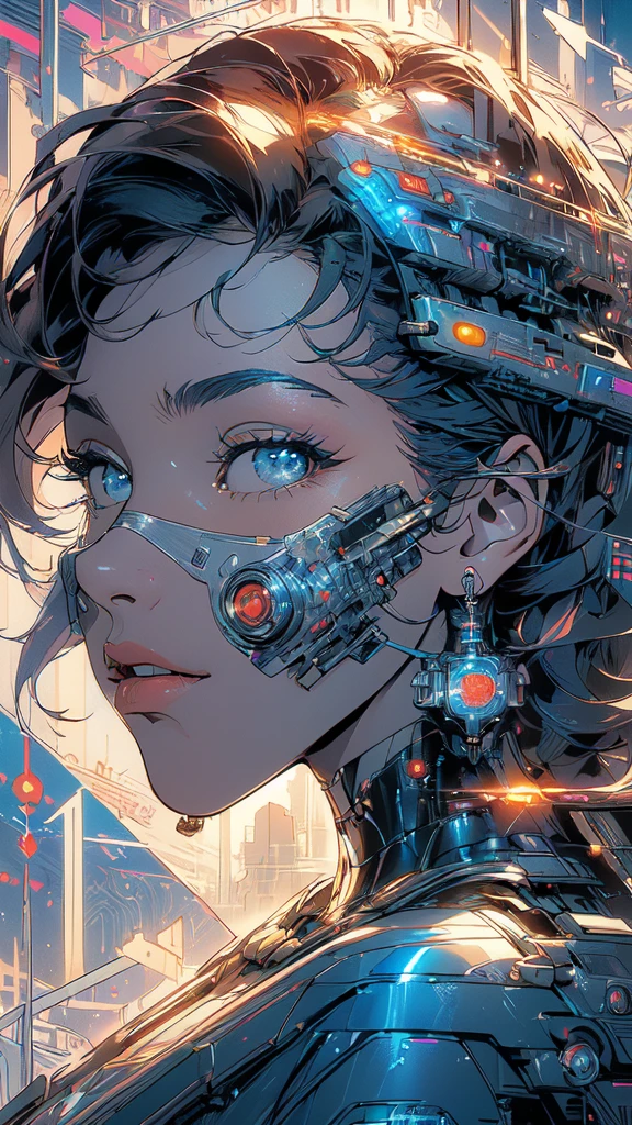 (((masterpiece, highest quality))),(((solo:1.2))),(((1girl:1.2))),32k wallpaper, very detailed, poster, vintage science fiction,(((((geometric cinematic movie poster))))), ((((bauhaus)))),(((abstract))),((((mid century modern)))),(((((portfolio))))),(((((Close-up))))),(((((bust up))))),((((more various angle)))),(((highlight))),(((complete. detailed face))),(((Extremely talented))),(((most complecated machine))),(((Overall colorfully))),((((((Absolutely simple background)))))),(((((detailed futuristic machine))))),(((Cleavage))),(((marvel super heroes))),(((rainbow color scheme))),(((Very detailed UI))),(((So many meters))),(((Perpetual Motion Machine)))