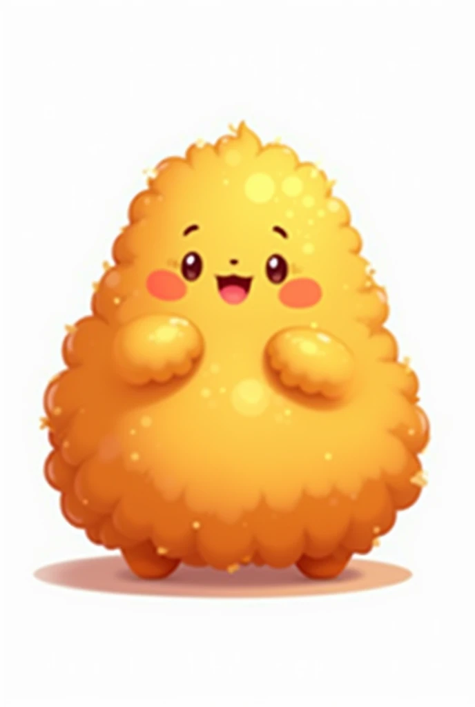 nugget, cartoon style, white background
