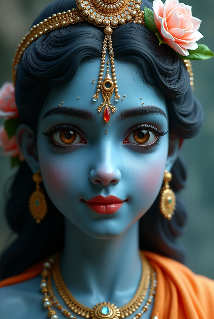 Krishna face generate in my face
