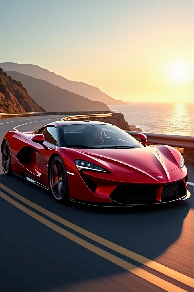A red car