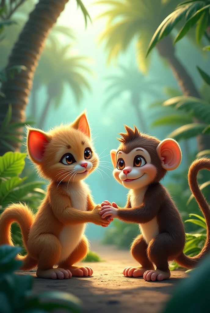 Cat and Monkey story