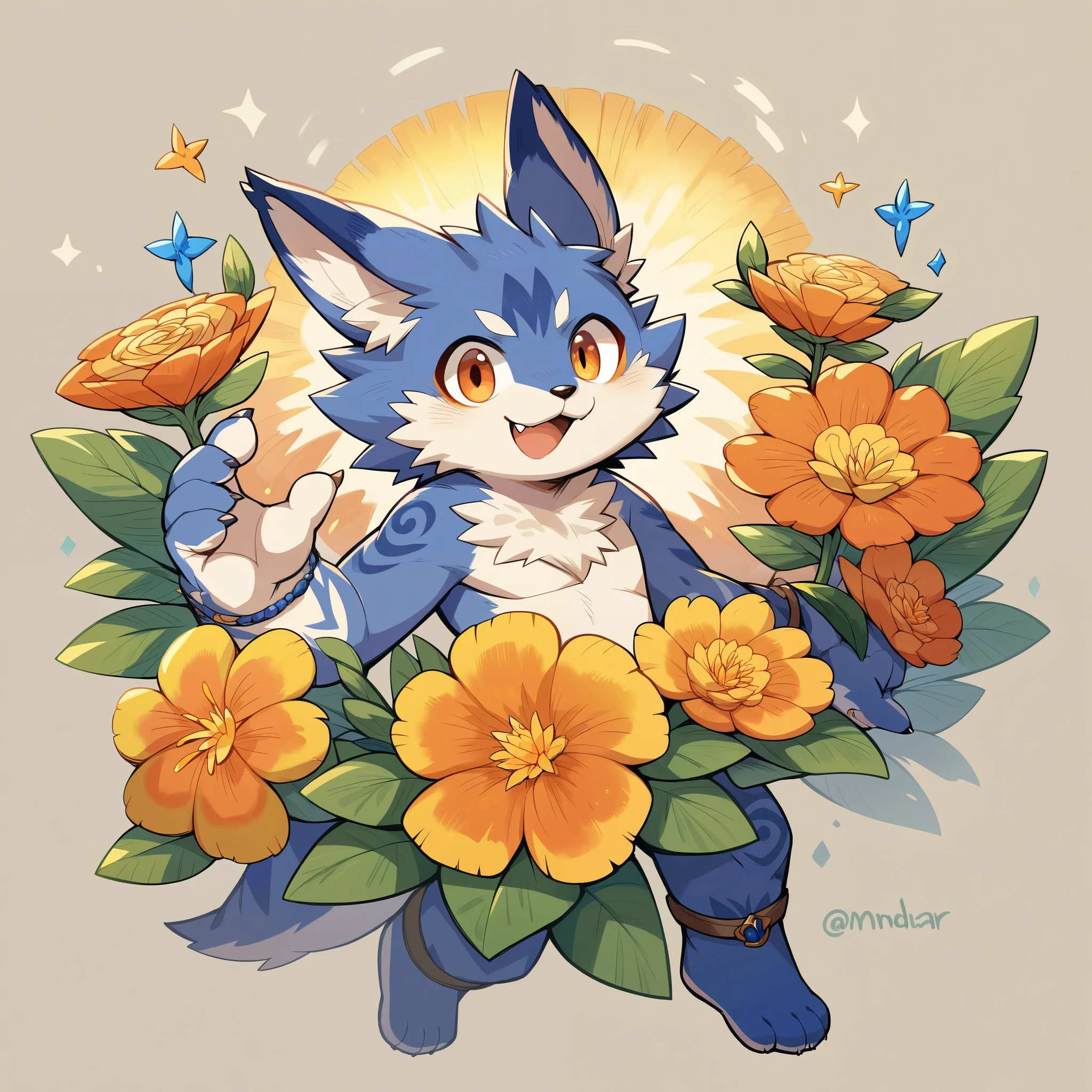 rating_safe, score_9, score_8_up, score_7_up, score_6_up, score_5_up, score_4_up, hires, source_furry, rzminjourney, vector-art, by Alfons Mucha(kemono, furry anthro)logo mark, round, colorful ink splash flower,