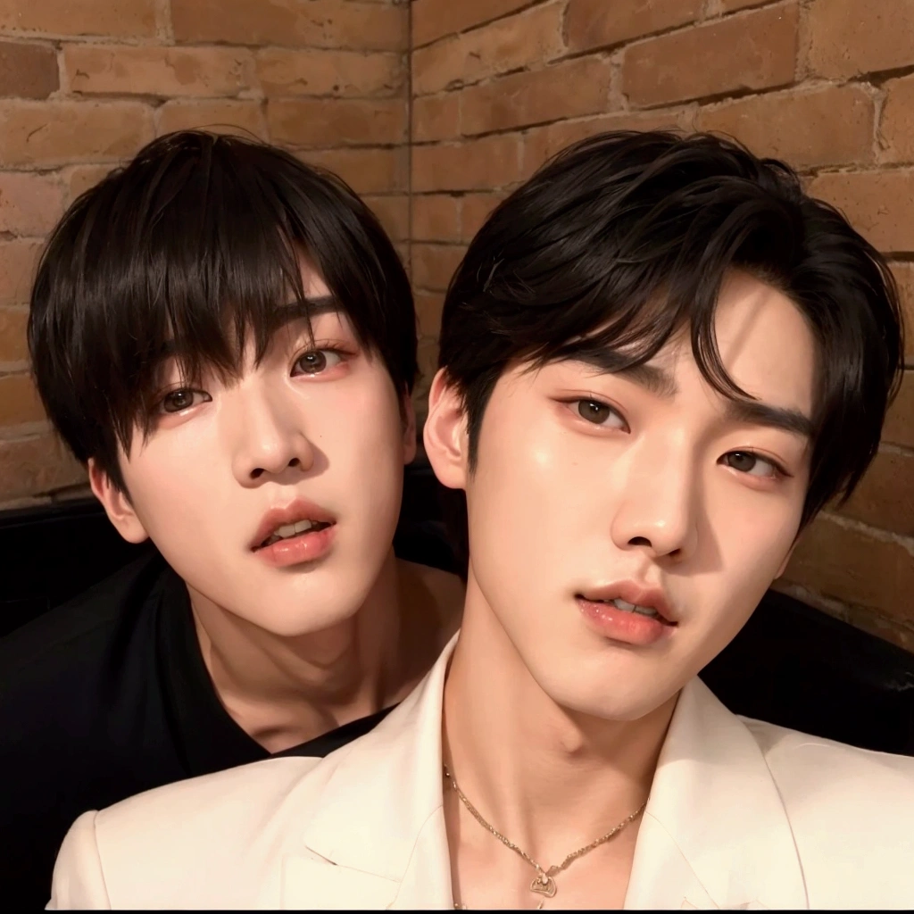 hyunstayv2, front facing, twink, parted lips, (dark long black hair:1.2), dark (ultra realistic:1.2), (close-up photo:1.1),(intricate:1.2), (looking at viewer:1.2),