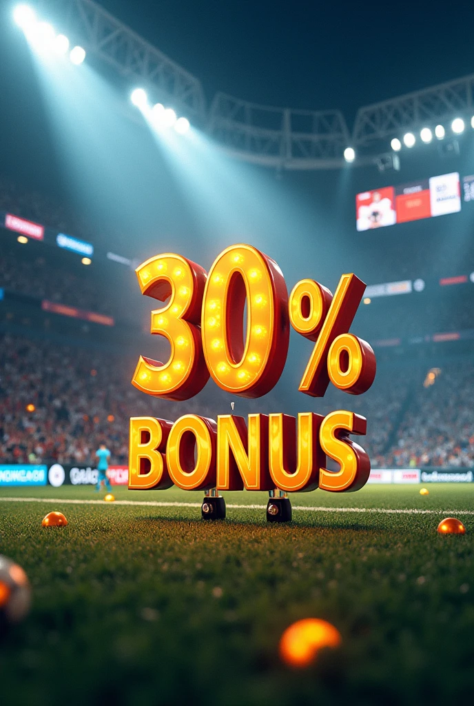 30% bonus, by football matches