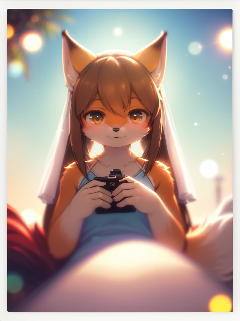 (Sumilux f1.4 36mm , Polaroid , low Latitude old color negative film , cross process , (bokeh), Long exposure , blur , flare, chromatic aberration , (soft focus), (Shallow focus) , soft glow , Maximum aperture, low Key , Transparent depiction , Tyndall) ,
The Fox's Wedding