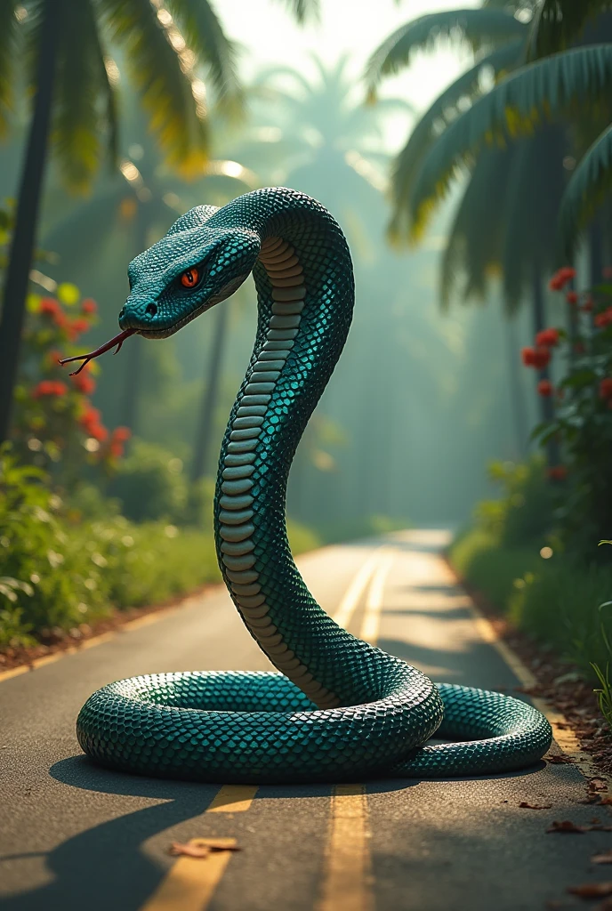 Indian Venom is walking down the road
