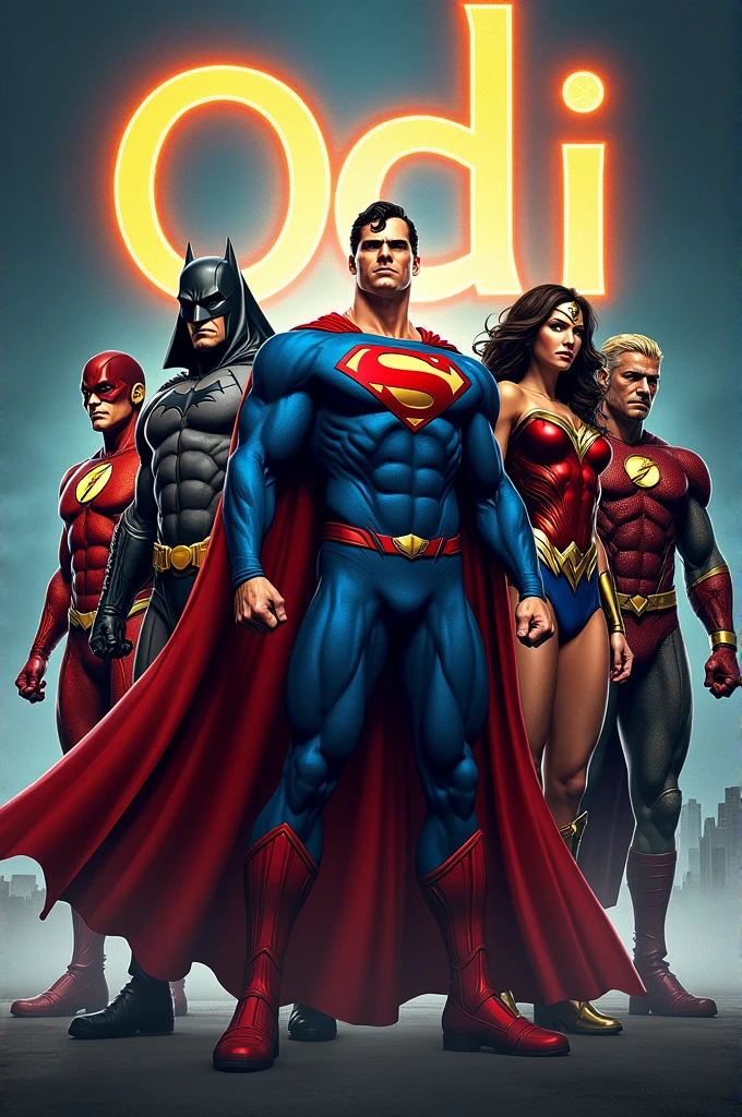 The Justice League with the name ODI in front