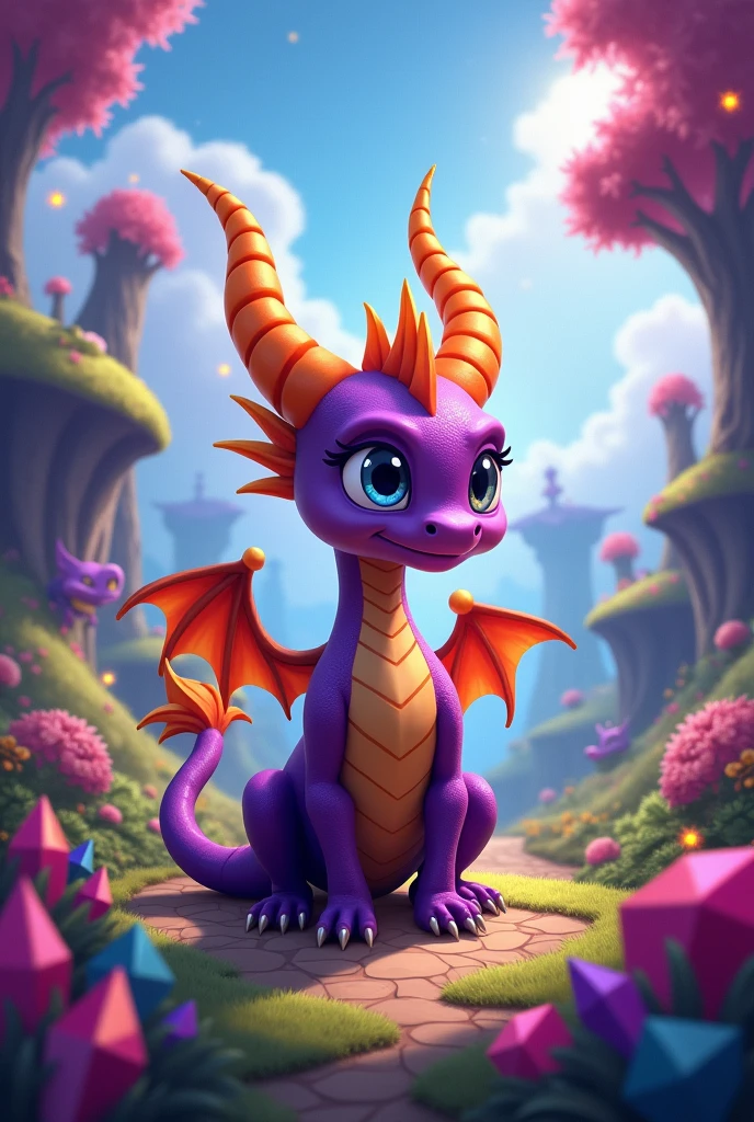 spyro the dragon style