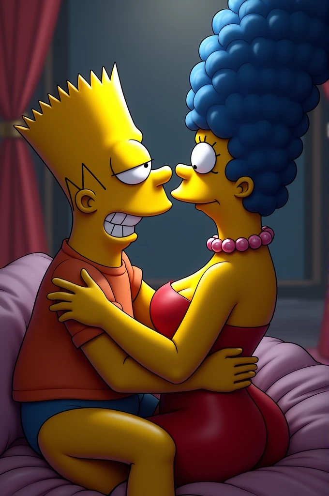 Bart Simpson y Marge sexis