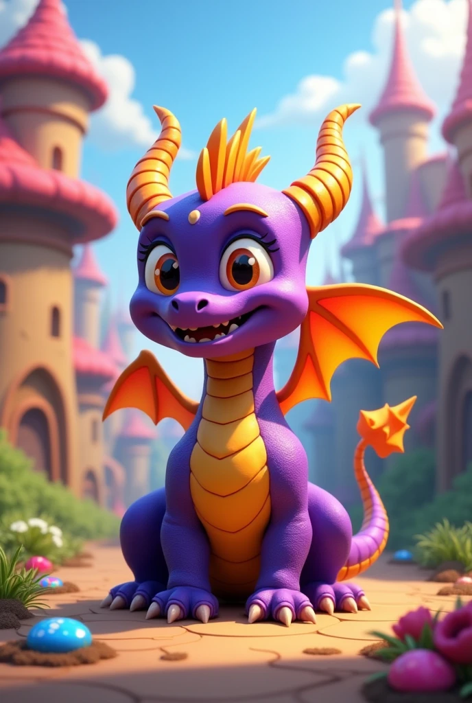 spyro the dragon style character
