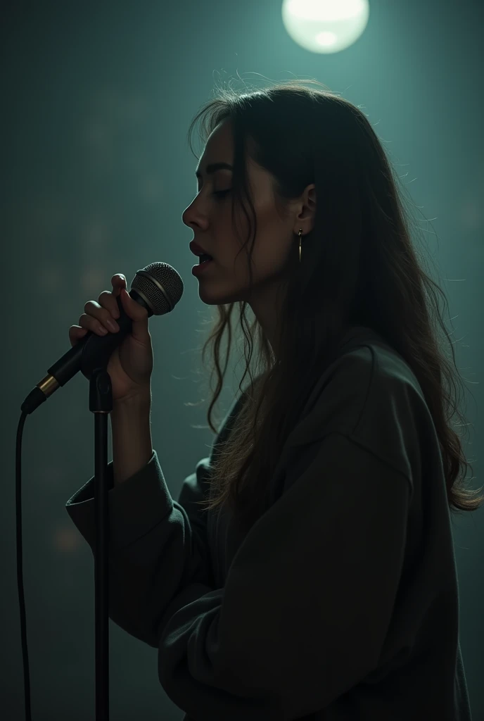 Rapped sad woman