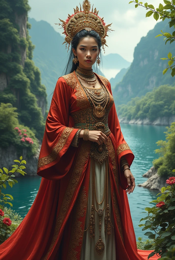 traditional attire sabahan drawn fantasy