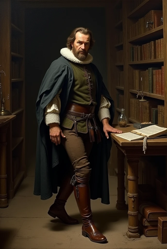 John napier walking by looking to right side