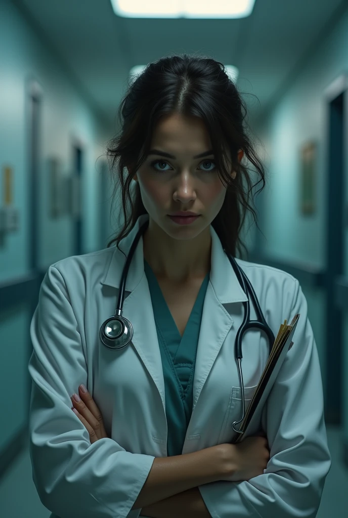Sad female doctor