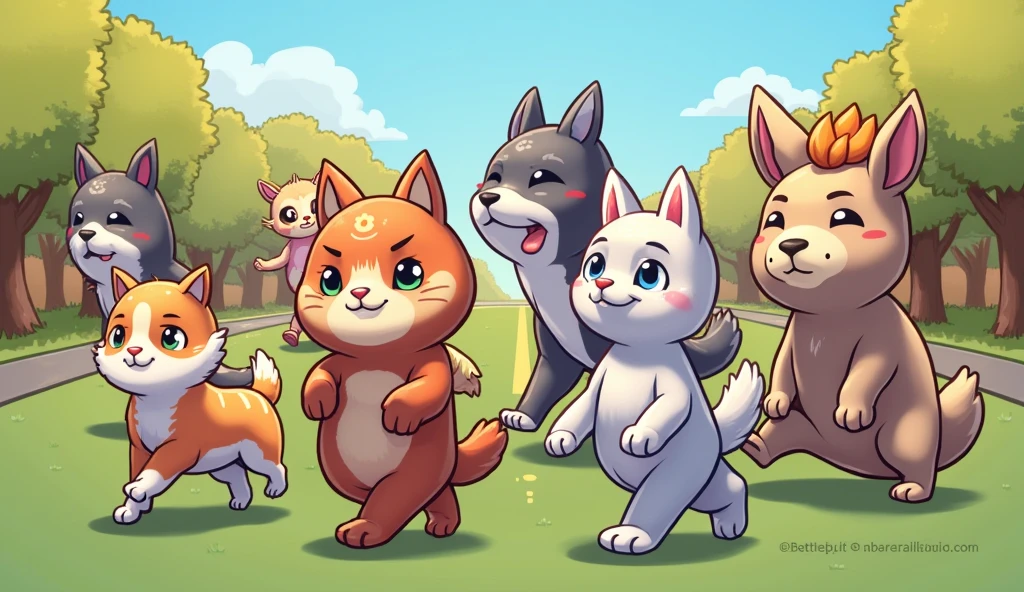 In the Animal Parade, we're marching around! 🎶