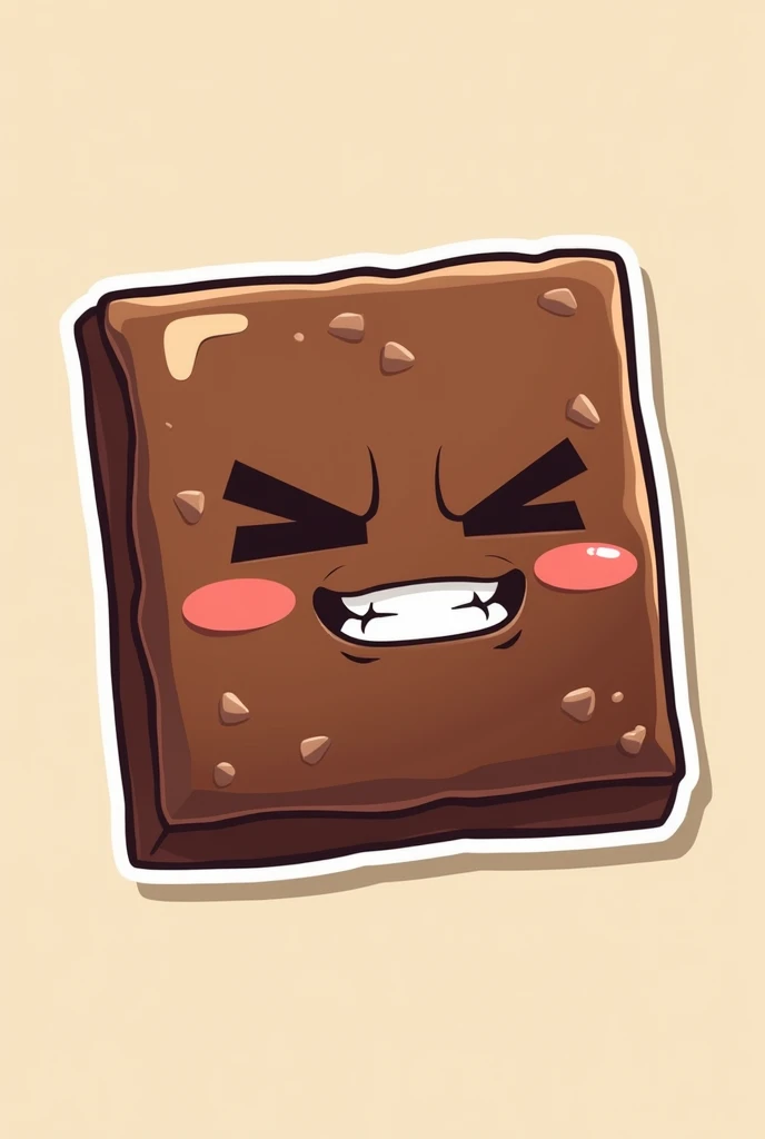 1 chocolate sticker, width 370×height 320, annoying