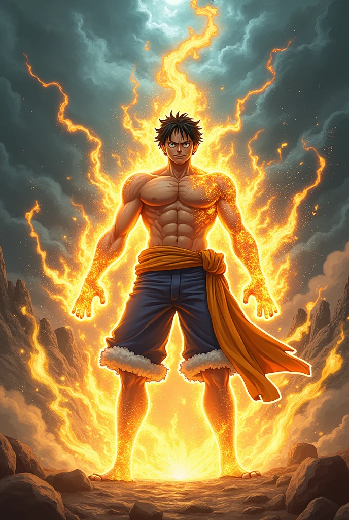 One piece luffy gear 5 atheistic