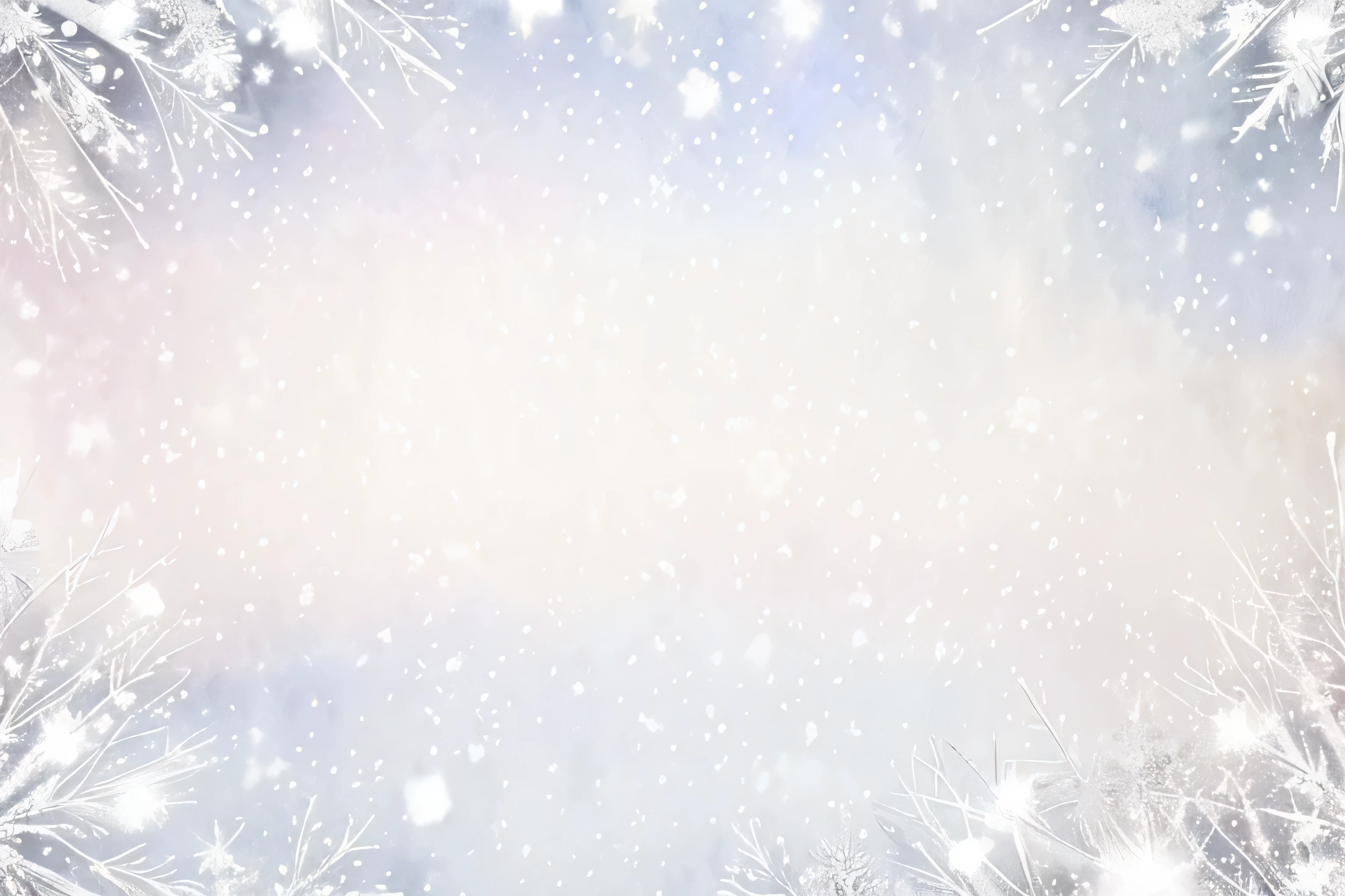 watercolor texture hand-drawn background wallpaper video background paint smudge blur material image watercolor texture pale glitter light silver white snow ice Christmas white Christmas snow scene snow makeup