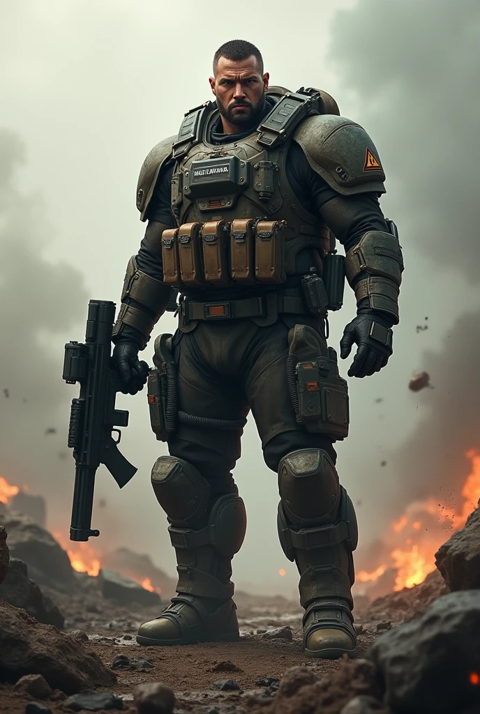 Juggernaut as a warzone operator with a text that says warzone Guatemala  
