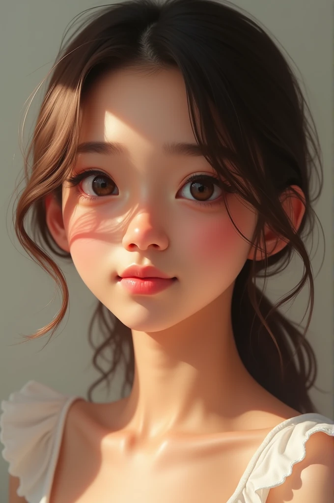 I want to create picture of my girlfriend