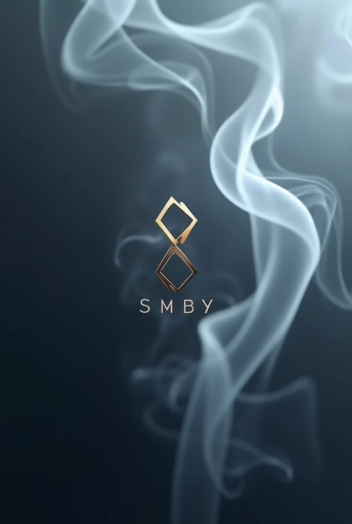 vapes logo with smoke background