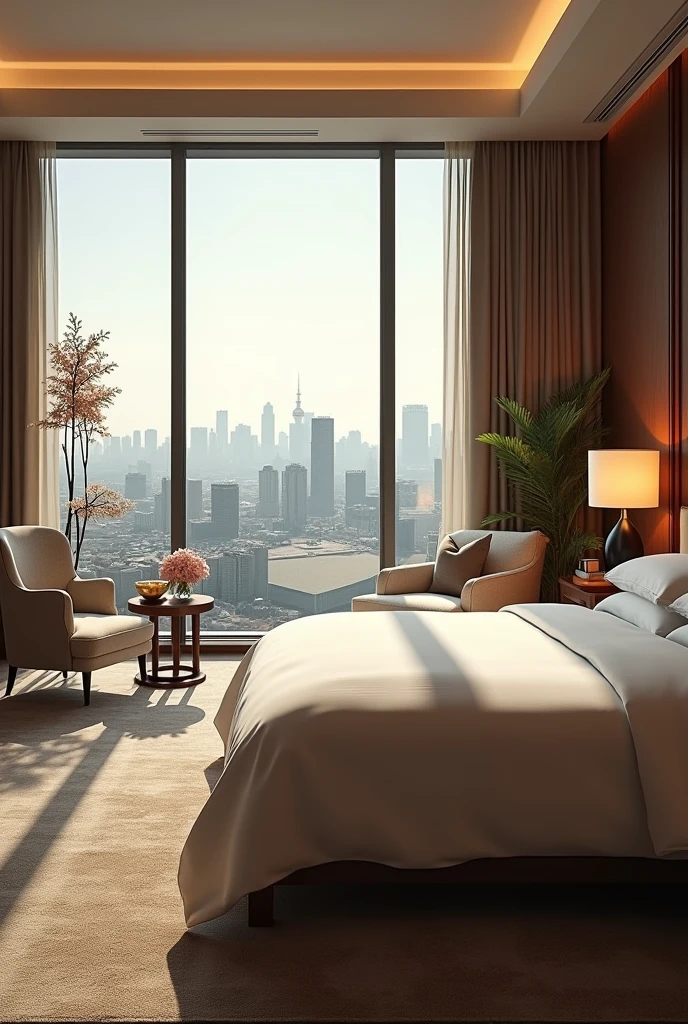 Make a hotel room