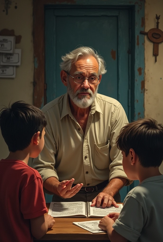 POOR FATHER TEACHES HIS CHILDREN TO HANDLE MONEY CAREFULLY