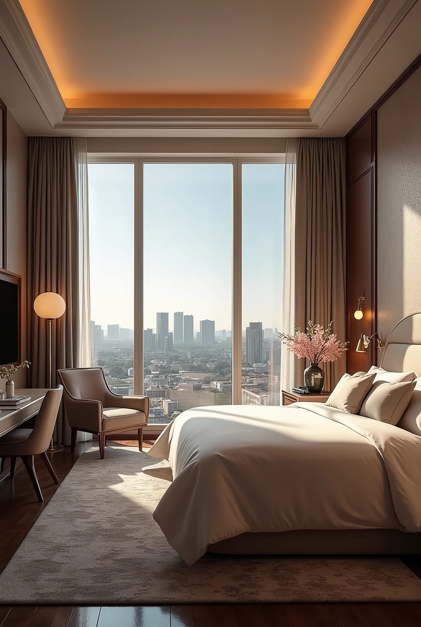 Make a hotel room