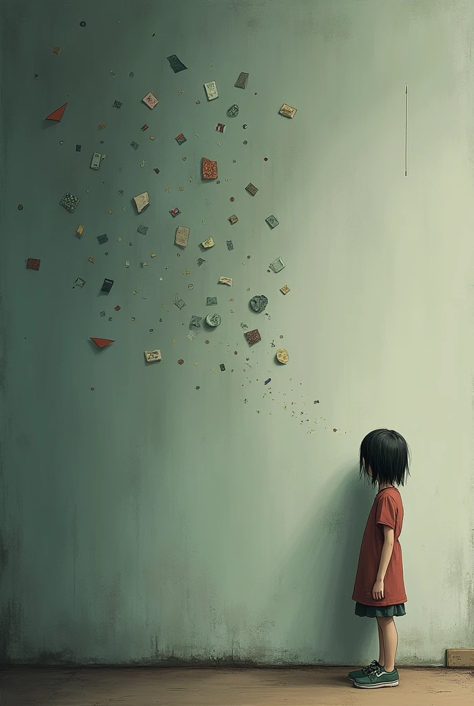 In that moment of loneliness, when I looked at the wall of the room, some scattered dreams, incomplete moments, were telling me the value of every tear that flowed.